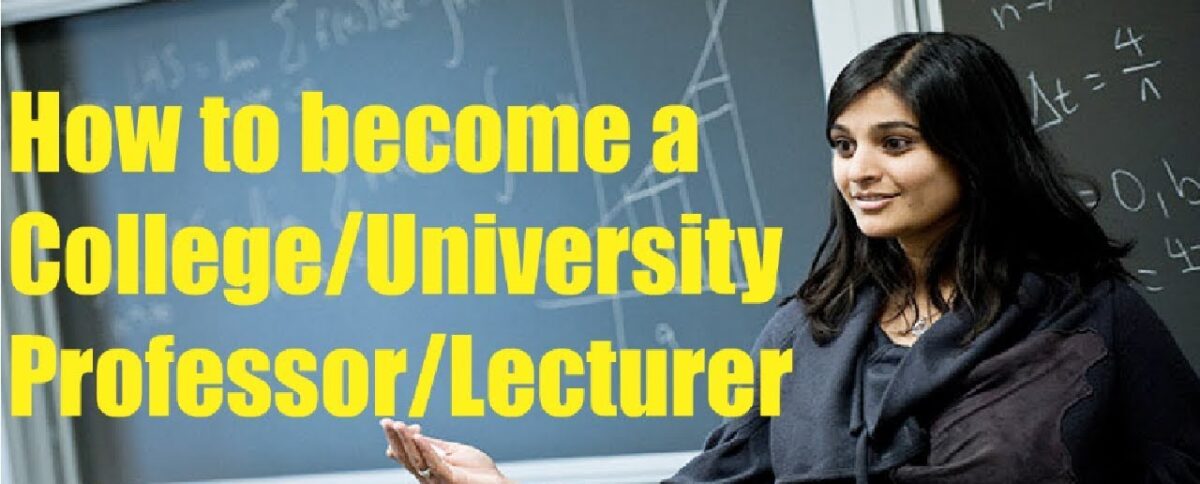 How to become University Professor?