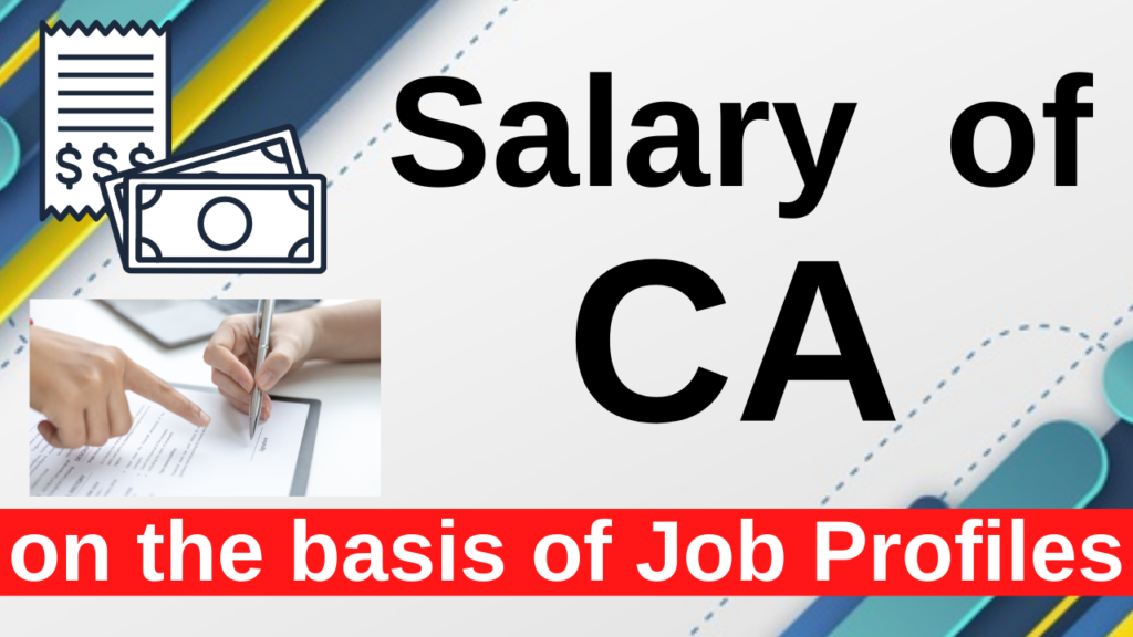 Chartered accountant CA Salary in India Monthly Salary, Best Average