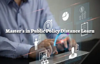Master’s in Public Policy Distance Learn