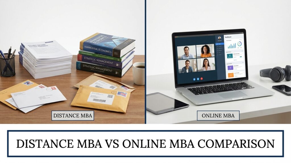 Distance MBA vs Online MBA