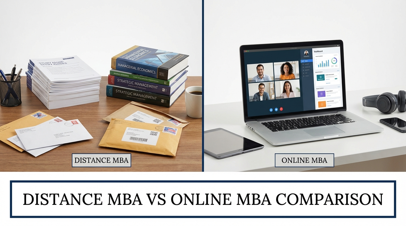 Distance MBA vs Online MBA