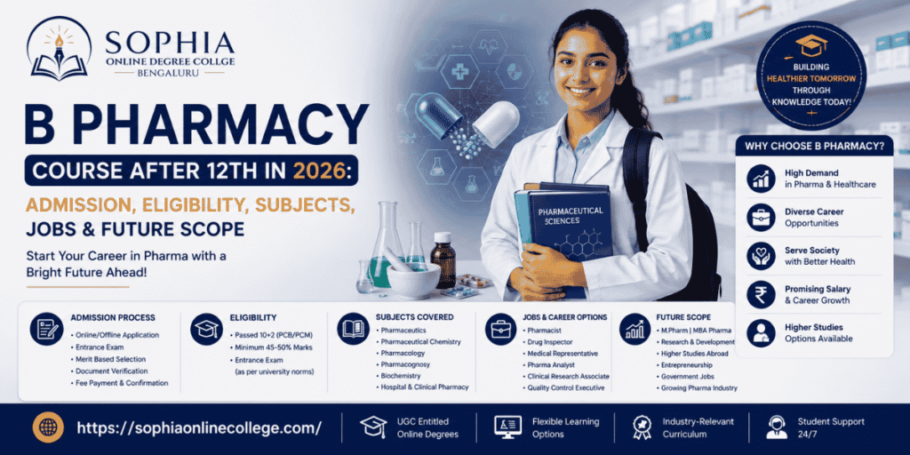 B Pharmacy Course After 12th