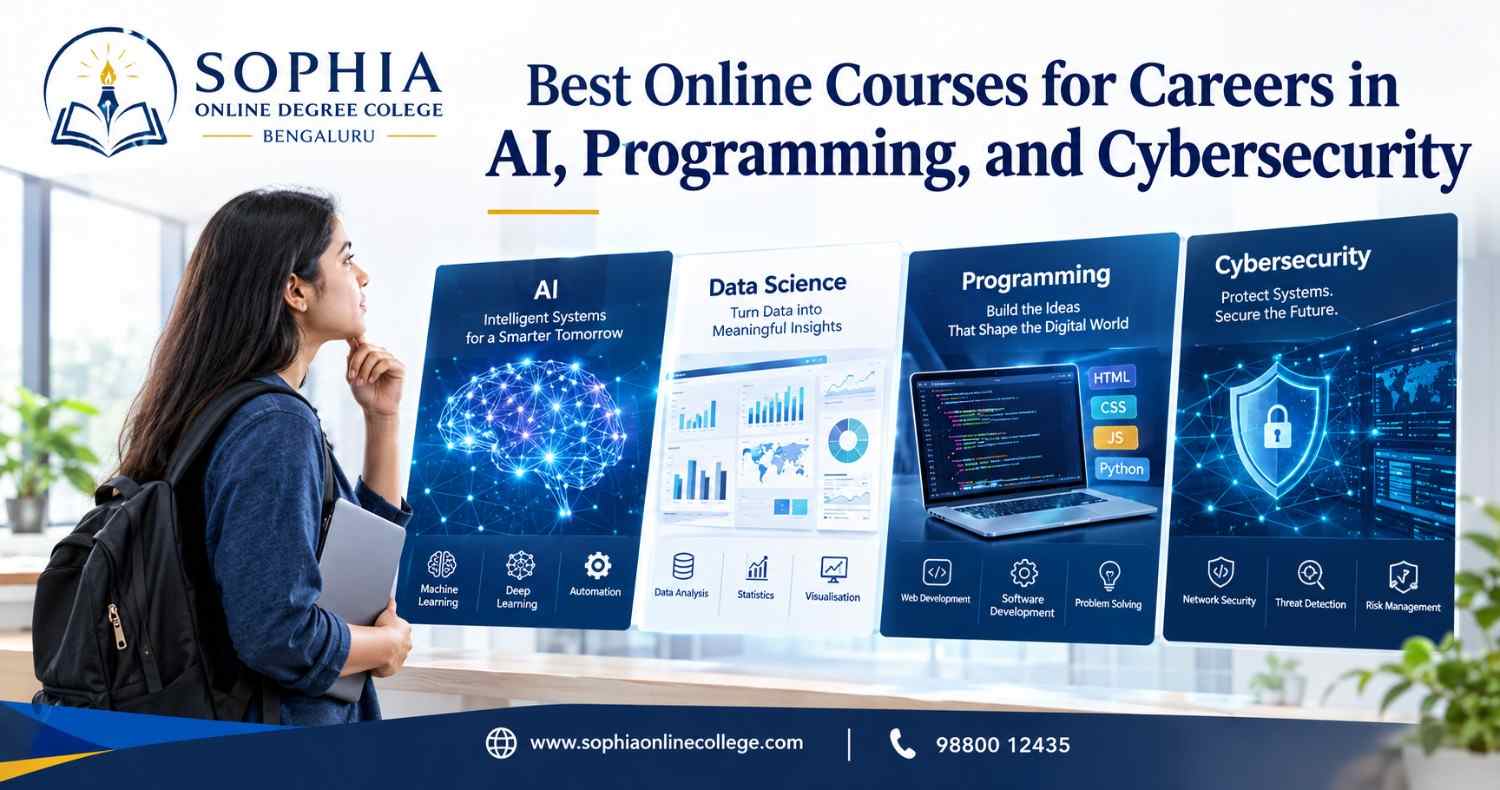 Best online courses for AI, programming, Data Science, and cybersecurity careers for students and working professionals.